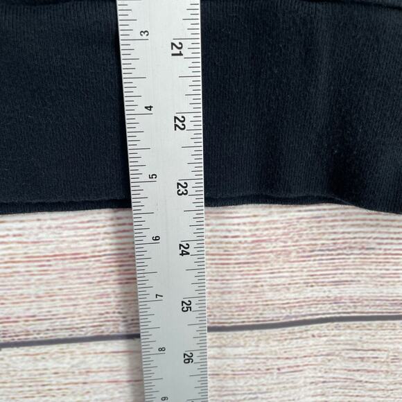 Roots Canada Full Zip Mock Neck Sweatshirt Women's Size Medium Black - Picture 8 of 8